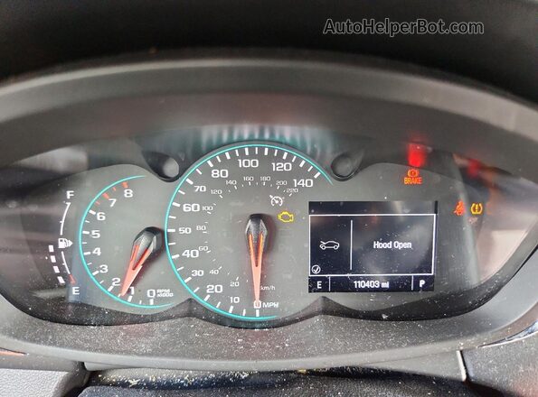 KL7CJLSB6KB764305 2019 CHEVROLET TRAX Серый Вид щитка приборов
