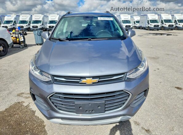 KL7CJLSB6KB764305 2019 CHEVROLET TRAX Серый Вид спереди
