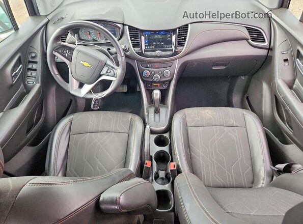 KL7CJLSB6KB881088 2019 CHEVROLET TRAX White Вид панелі приладів