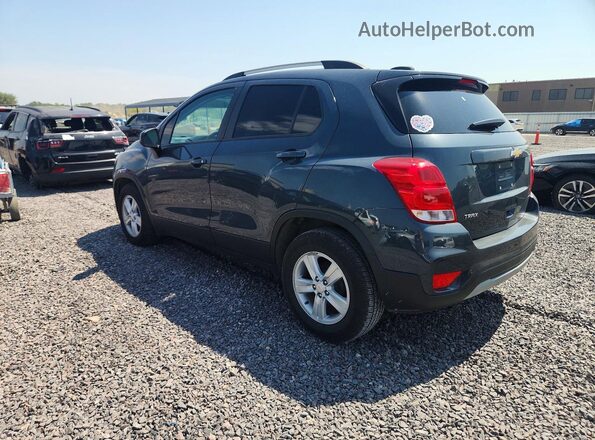 KL7CJLSB6MB327505 2021 CHEVROLET TRAX Blue Задня ліва чверть