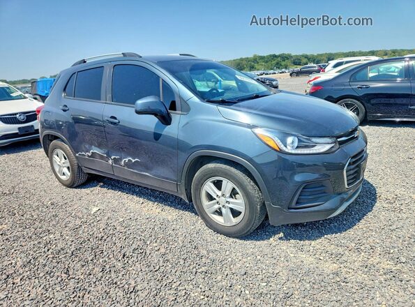 KL7CJLSB6MB327505 2021 CHEVROLET TRAX Blue Передня права чверть