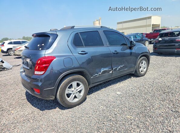KL7CJLSB6MB327505 2021 CHEVROLET TRAX Blue Задня права чверть