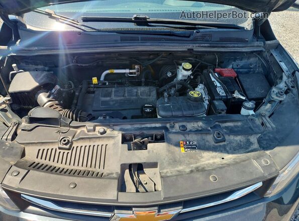 KL7CJLSB6MB327505 2021 CHEVROLET TRAX Blue Вид підкапотного простору
