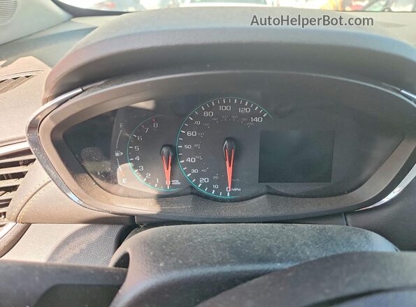 KL7CJLSB6MB327925 2021 CHEVROLET TRAX White Vista del cuadro de instrumentos