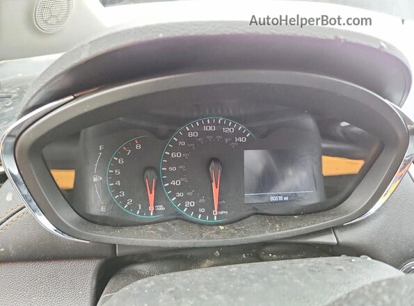 KL7CJLSB8LB069387 2020 CHEVROLET TRAX Black ხელსაწყოთა პანელის ხედი