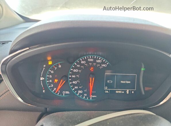KL7CJLSBXHB260249 2017 CHEVROLET TRAX White Widok zestawu wskaźników