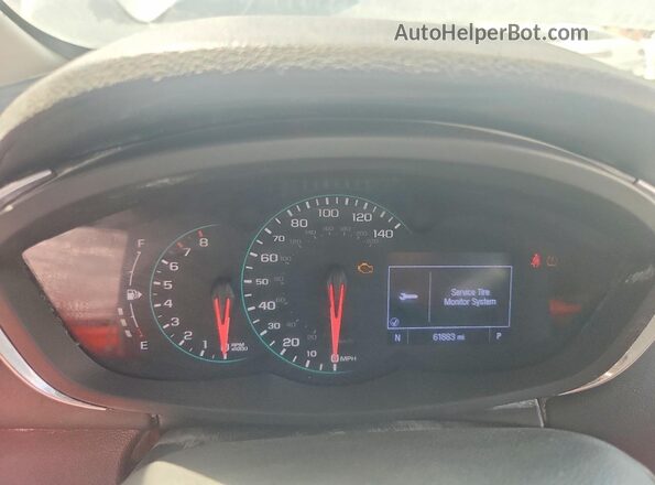 KL7CJLSBXKB858350 2019 CHEVROLET TRAX Белый Вид щитка приборов