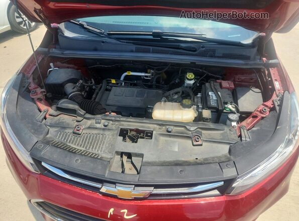KL7CJLSBXMB331539 2021 CHEVROLET TRAX Red Widok wnętrza z tyłu