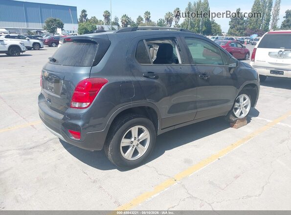 KL7CJLSM6NB566796 2022 CHEVROLET TRAX Серый Задняя правая четверть
