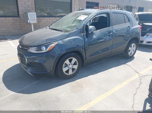 KL7CJLSM6NB566796 2022 CHEVROLET TRAX Серый Передняя левая четверть