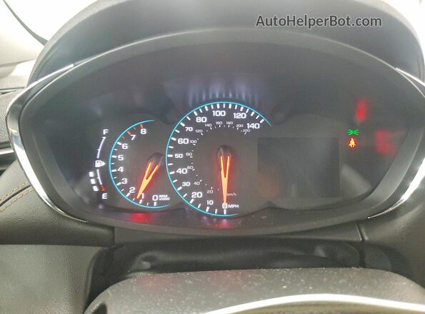 KL7CJLSMXMB375512 2021 CHEVROLET TRAX White Widok zestawu wskaźników