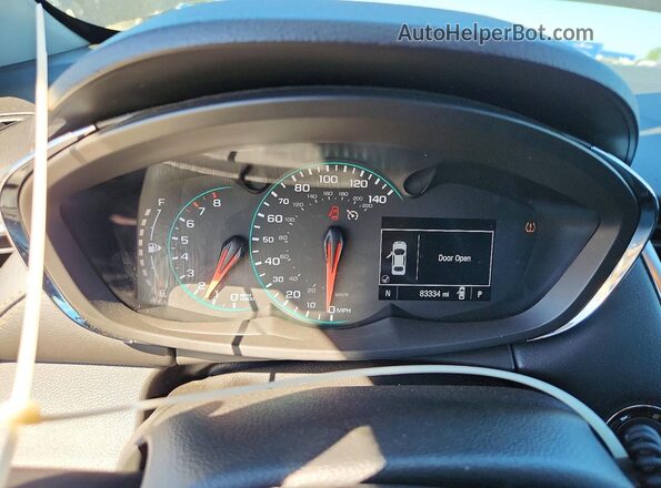 KL7CJMSB8KB745132 2019 CHEVROLET TRAX Black Вид щитка приладів