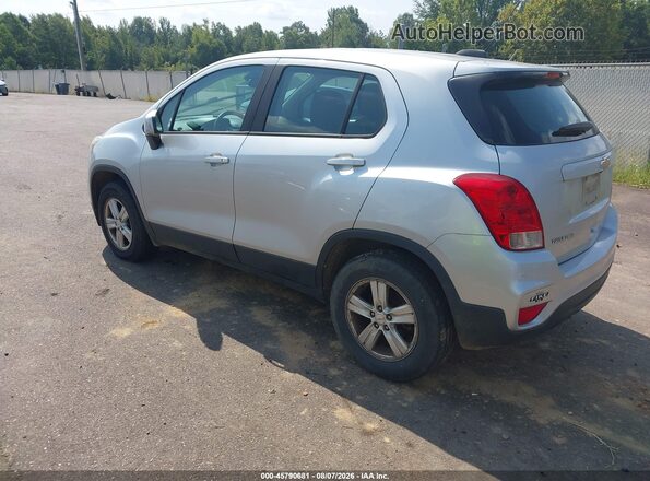 KL7CJNSB0HB139869 2017 CHEVROLET TRAX Silver უკანა მარცხენა