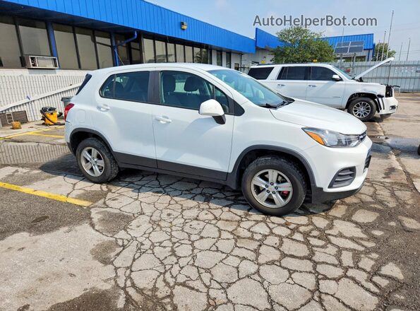 KL7CJNSB0JB698828 2018 CHEVROLET TRAX White Przód prawy
