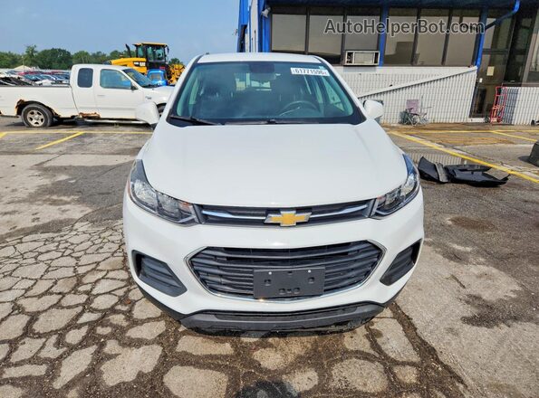 KL7CJNSB0JB698828 2018 CHEVROLET TRAX White Widok z przodu
