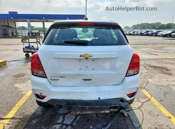 KL7CJNSB0JB698828 2018 CHEVROLET TRAX White Widok z tyłu