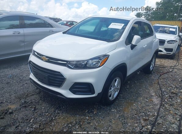KL7CJNSB2HB182626 2017 CHEVROLET TRAX White Vista tres cuartos delantera izquierda
