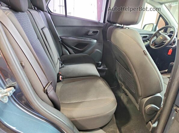 KL7CJNSB2MB350291 2021 CHEVROLET TRAX Charcoal Rear seats view