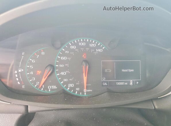 KL7CJNSB3HB217805 2017 CHEVROLET TRAX White Widok zestawu wskaźników