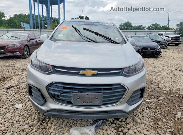 KL7CJNSB3MB360554 2021 CHEVROLET TRAX Silver Front view