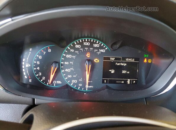 KL7CJNSB5HB158546 2017 CHEVROLET TRAX Белый Вид щитка приборов