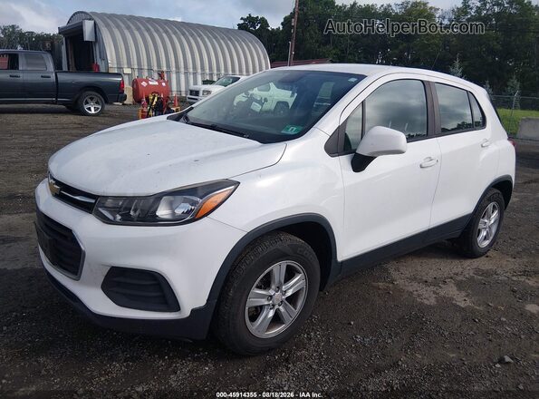 KL7CJNSB7JB701921 2018 CHEVROLET TRAX Белый Передняя левая четверть