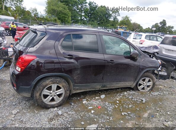 KL7CJNSBXMB315692 2021 CHEVROLET TRAX Burgundy უკანა სალონის ხედი