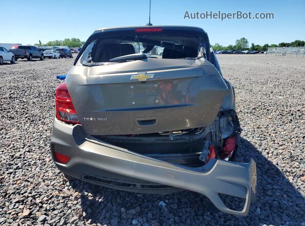 KL7CJNSM1MB376740 2021 CHEVROLET TRAX Желто-коричневый Вид сзади