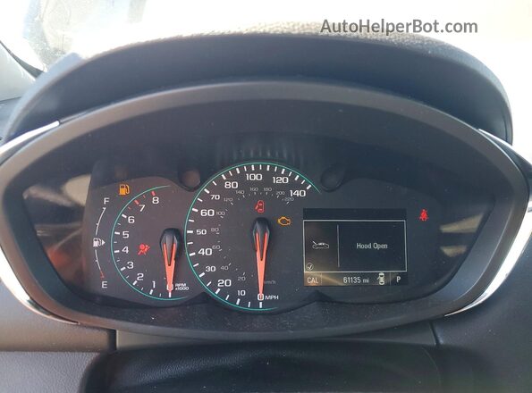 KL7CJNSM1MB376740 2021 CHEVROLET TRAX Желто-коричневый Вид щитка приборов