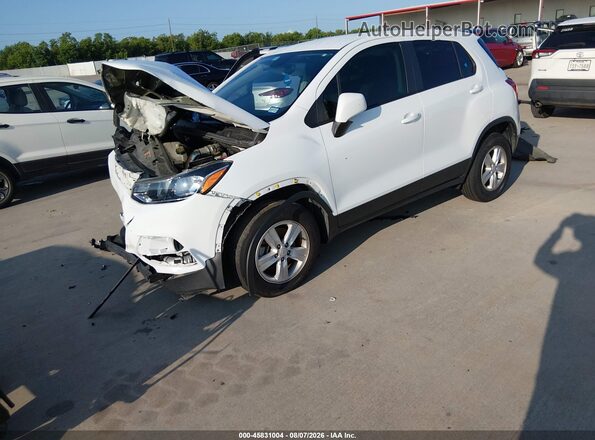 KL7CJNSM1NB507683 2022 CHEVROLET TRAX White Vista tres cuartos delantera izquierda