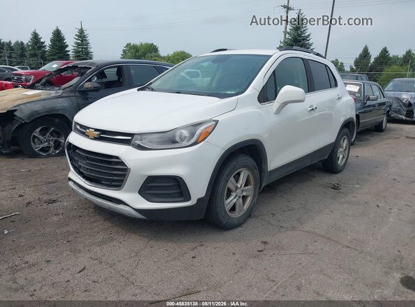 KL7CJPSB0JB681250 2018 CHEVROLET TRAX White წინა მარცხენა ხედი სამი მეოთხედიდან