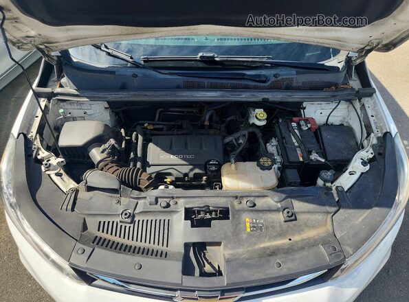 KL7CJPSB0JB712075 2018 CHEVROLET TRAX Белый Вид подкапотного пространства