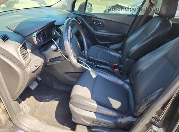 KL7CJPSB0KB788090 2019 CHEVROLET TRAX Black Widok wnętrza z przodu