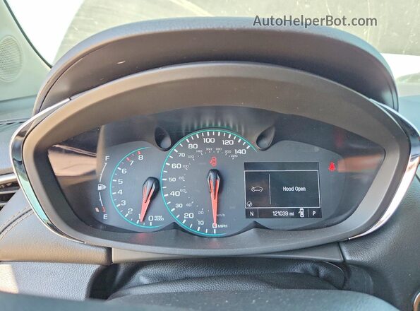 KL7CJPSB0KB788090 2019 CHEVROLET TRAX Black Widok zestawu wskaźników