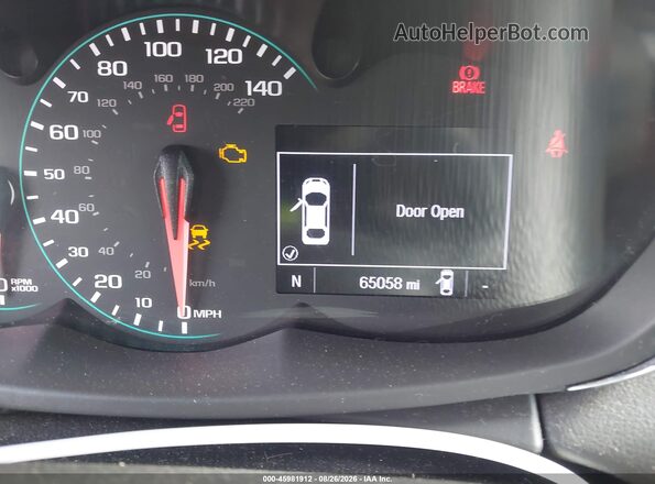 KL7CJPSB0KB862267 2019 CHEVROLET TRAX Silver Vista de los asientos traseros