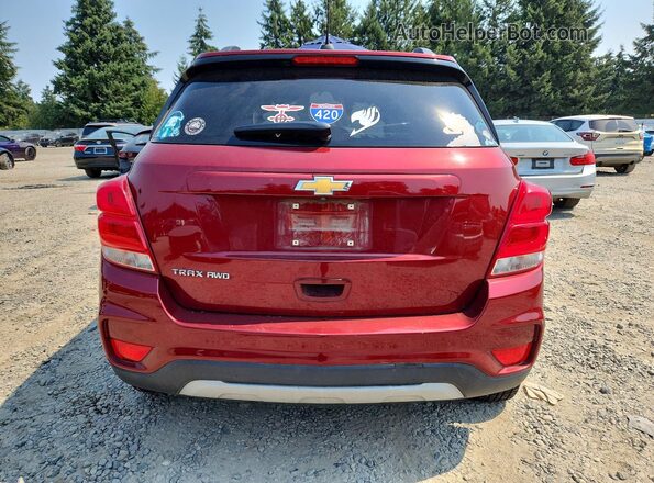 KL7CJPSB2MB334295 2021 CHEVROLET TRAX Red Հետևի տեսք