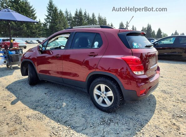 KL7CJPSB2MB334295 2021 CHEVROLET TRAX Red Հետևի ձախ