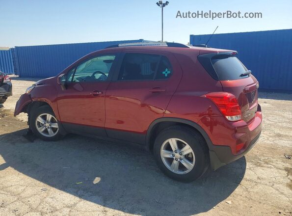 KL7CJPSB2MB356734 2021 CHEVROLET TRAX Темно-бордовый Задняя левая четверть