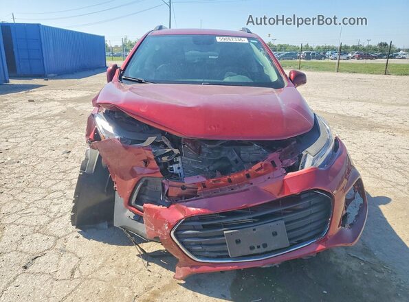 KL7CJPSB2MB356734 2021 CHEVROLET TRAX Темно-бордовый Вид спереди