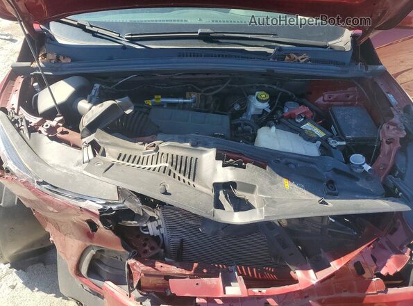 KL7CJPSB2MB356734 2021 CHEVROLET TRAX Темно-бордовый Вид подкапотного пространства