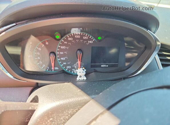 KL7CJPSB3KB813922 2019 CHEVROLET TRAX Серебряный Вид щитка приборов
