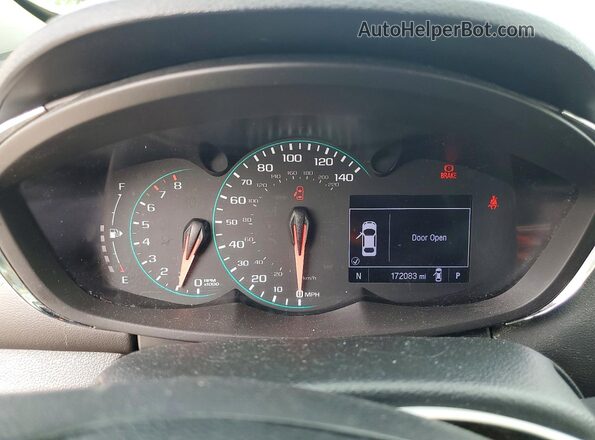 KL7CJPSB4KB896938 2019 CHEVROLET TRAX Black Widok zestawu wskaźników