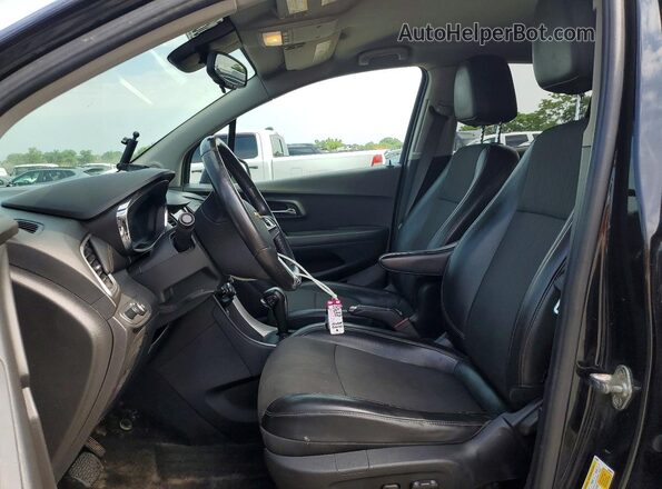 KL7CJPSB4KB896938 2019 CHEVROLET TRAX Black Widok wnętrza z przodu