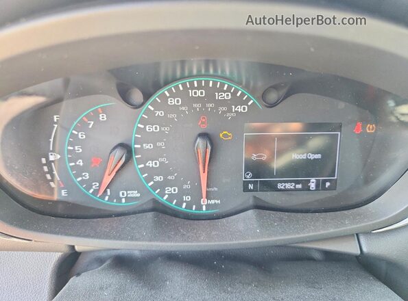 KL7CJPSB6KB834277 2019 CHEVROLET TRAX Белый Вид щитка приборов
