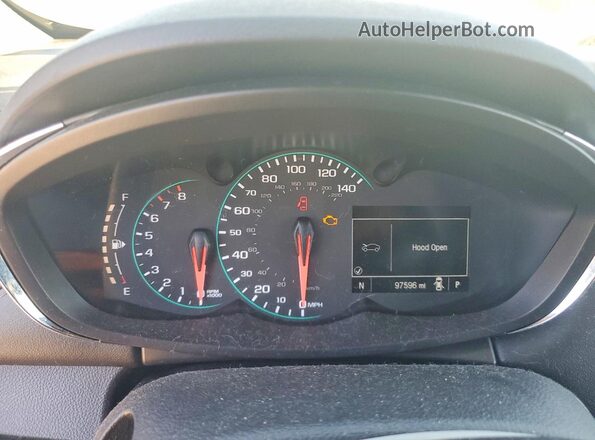 KL7CJPSB7MB325415 2021 CHEVROLET TRAX Charcoal Instrument cluster view