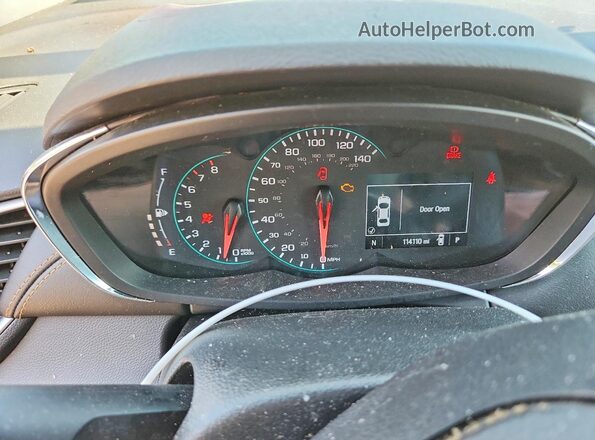 KL7CJPSB8LB333019 2020 CHEVROLET TRAX Brown Սարքավորումների վահանակի տեսք