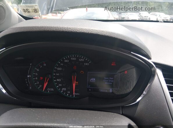 KL7CJPSB9KB839408 2019 CHEVROLET TRAX Black უკანა სავარძლების ხედი