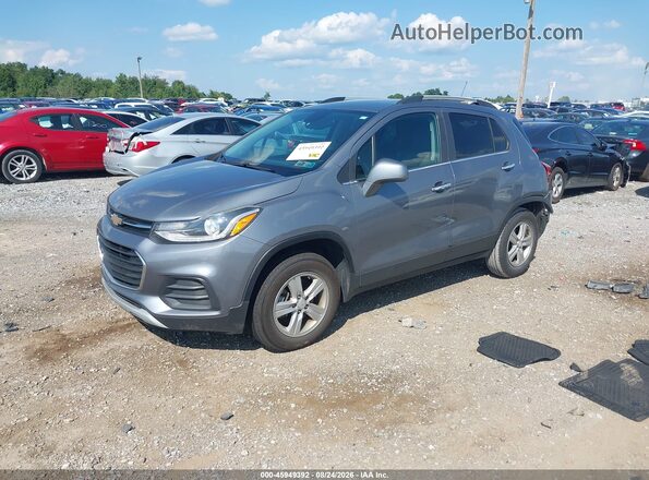 KL7CJPSBXKB878640 2019 CHEVROLET TRAX Gray წინა მარცხენა ხედი სამი მეოთხედიდან