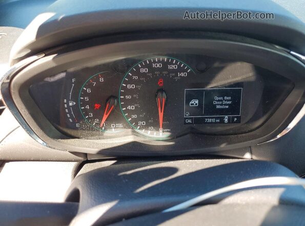 KL7CJPSM0NB510621 2022 CHEVROLET TRAX Brown Instrument cluster view