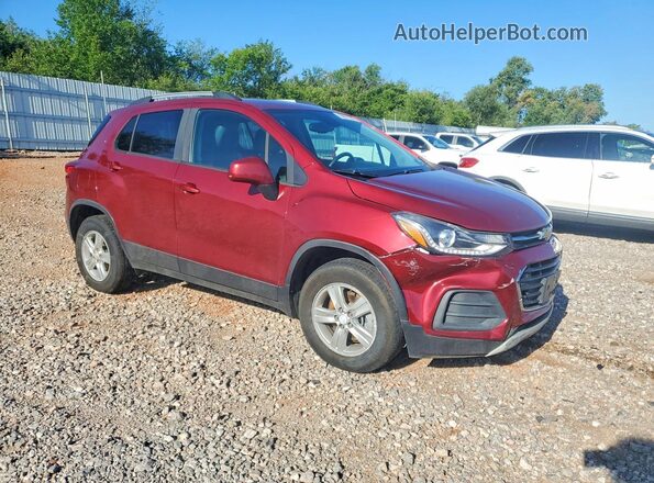 KL7CJPSM1MB372795 2021 CHEVROLET TRAX Red Przód prawy